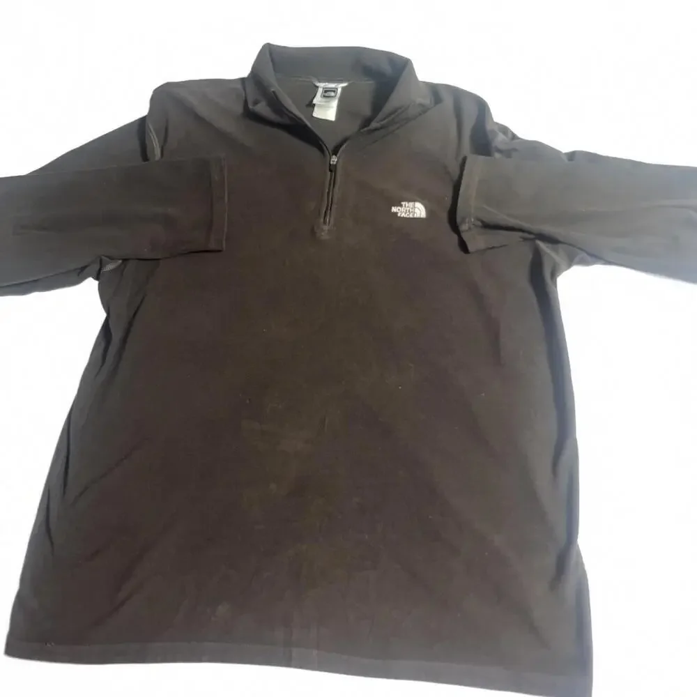 The North Face TKA 100 Brown Fleece Pullover Half-Zip Mens XL Soft Outdoor $129